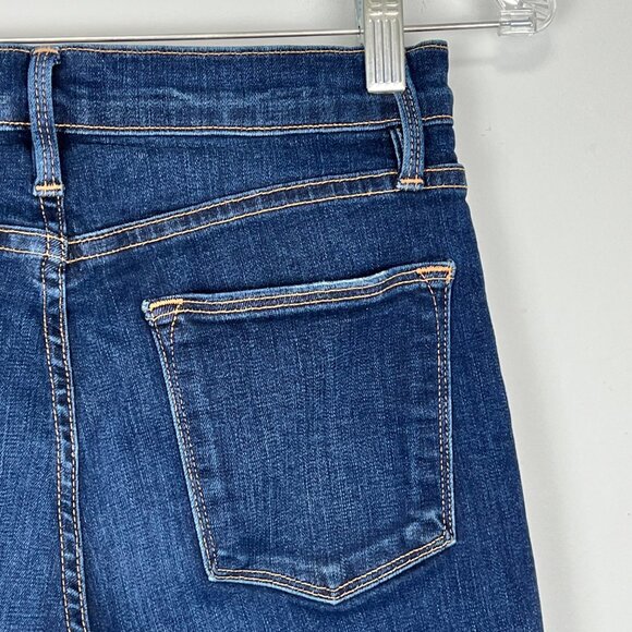Frame Denim Womens Le High Rivet Ankle Straight Leg Jeans Mano Wash size 25 - Picture 10 of 15
